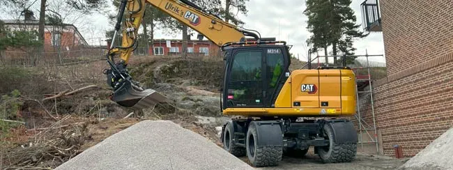 Dränering av husgrund i Värmland